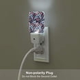 thumbnail image 5 of Honeii Flowers ad Butterflies Print LED Night Light with Light Sensor, Night Lights Plug Into Wall,Ideal for Bedrooms and Hallways-UK, 5 of 7