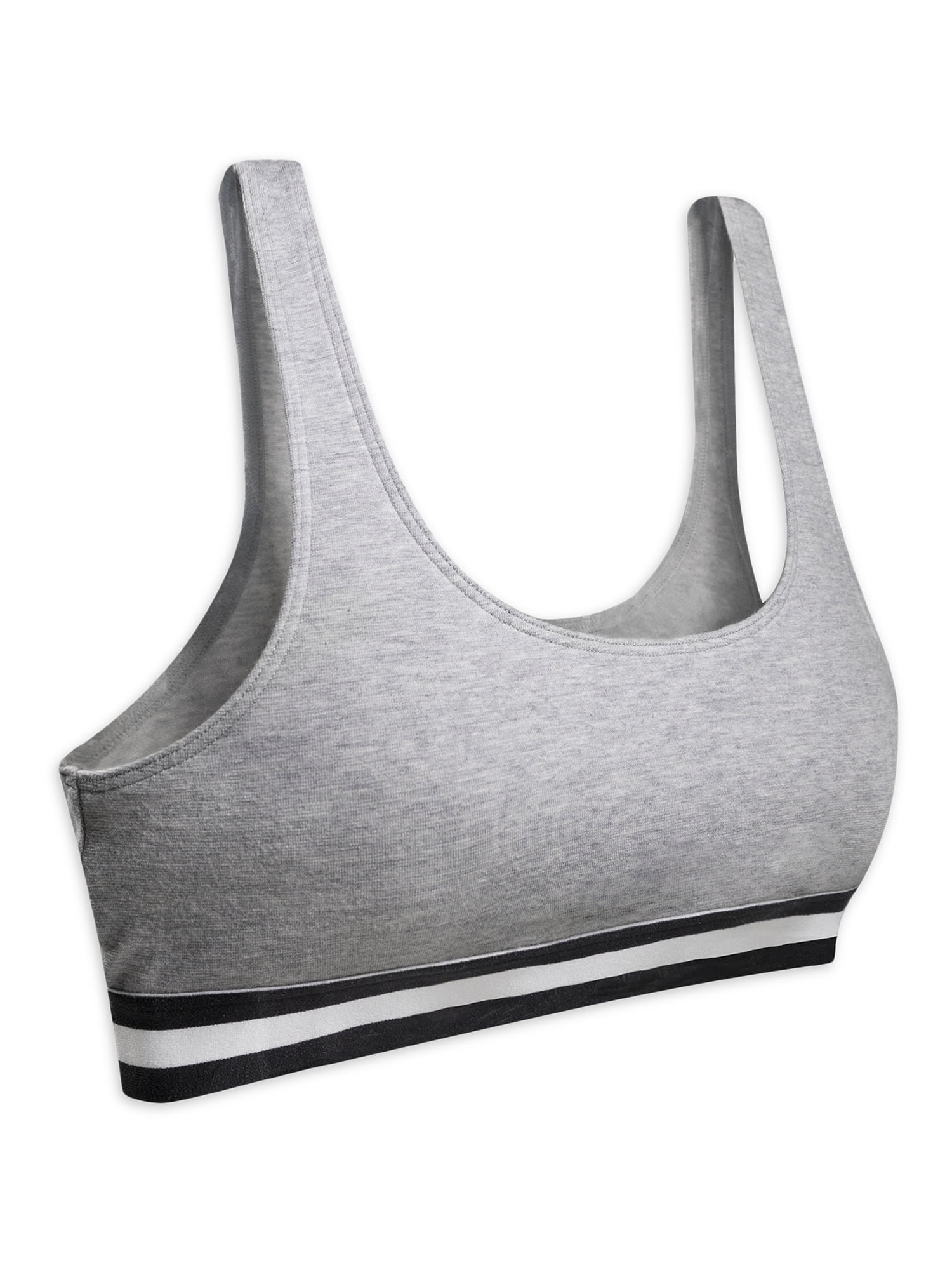 Fruit of the Loom Girls Cotton Sports Bra 3-Pack Sizes 28-40