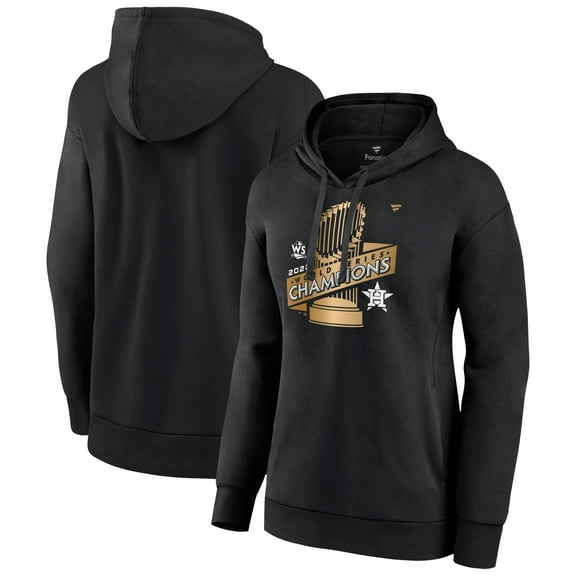 Women's Fanatics Black Houston Astros 2022 World Series Champions Parade Pullover Hoodie
