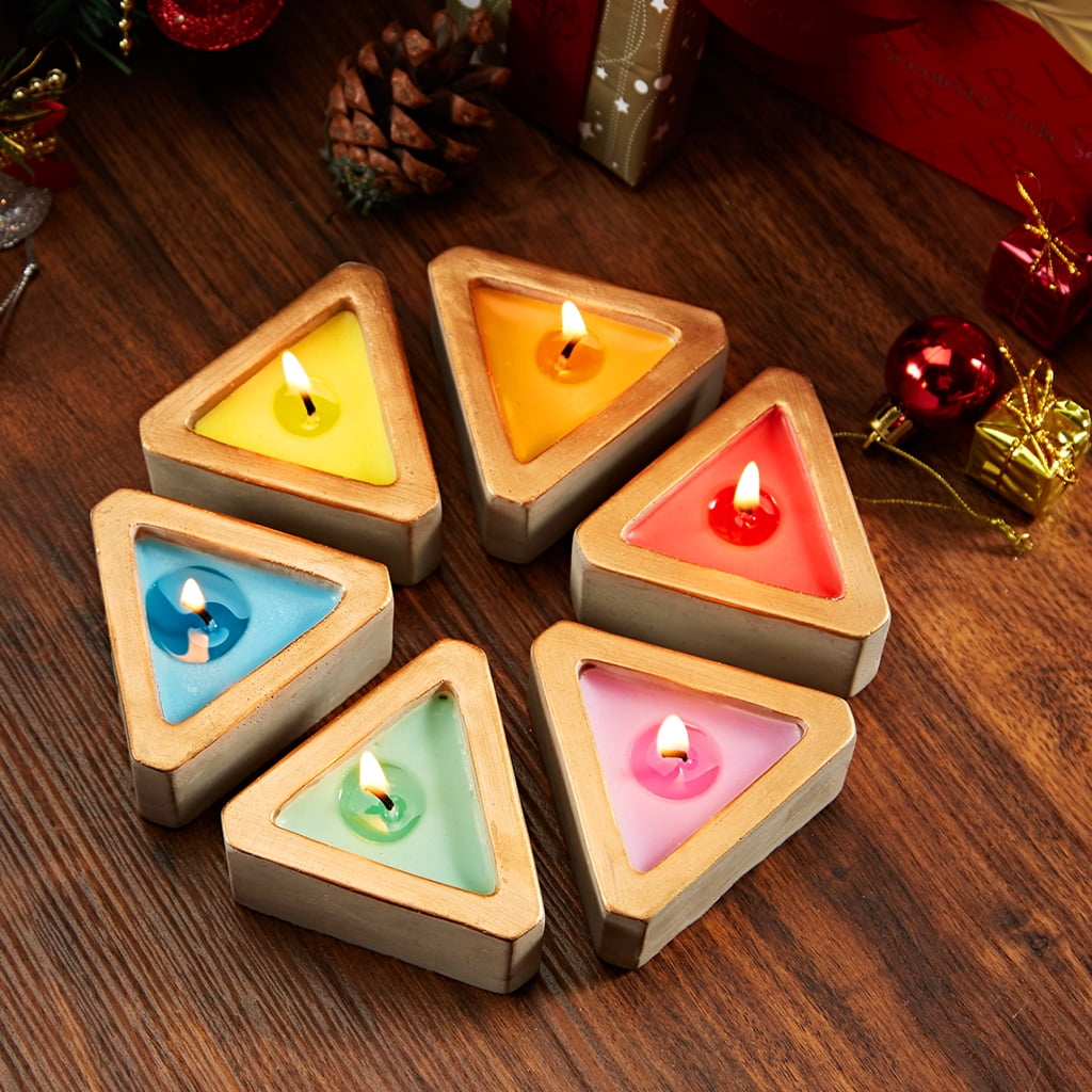 Holiday Gift, Christmas Candles, Funny DIY PuzzleStyle Lavender