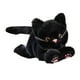thumbnail image 2 of Juguete de peluche de gato para niños, muñeco de gato de peluche, decoración del hogar, dibujos animados de animales de peluche para adultos, niños, negro, 2 of 8