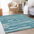 thumbnail image 4 of Dalyn Rugs Premium Machine Washable Mayfield AMF894 Teal 10' x 14' Rug, 4 of 7