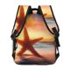 thumbnail image 4 of Balery Starfish Sunset Sea Beach Mochila Escolar Impresa, Mochila Ligera para Viajes Casual, Mochila Duradera y Cómoda Multifuncional, Mochila para Laptop-One Size, 4 of 5