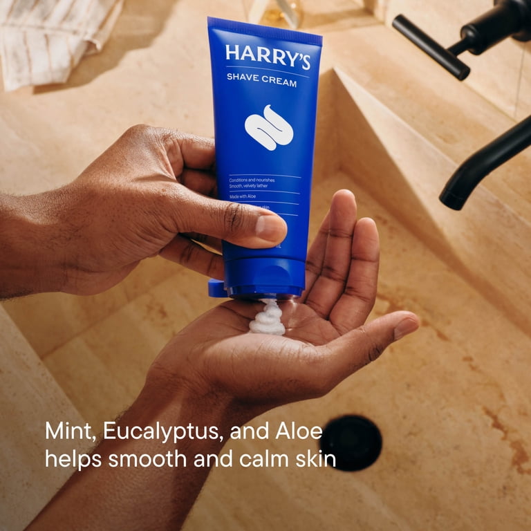 Men's Shaving Cream with Aloe and Eucalyptus 6 oz photo 4