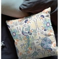 thumbnail image 3 of 16" X 16" Off White And Yellow Broadcloth Floral Throw Pillow, 3 of 5