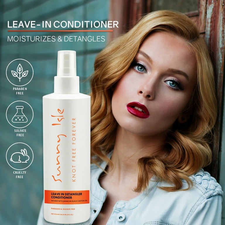 Sunny Isle Knot Free Forever Leave-In Detangler Cream, 8 oz