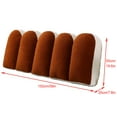 thumbnail image 2 of Eurhowing Plush Headboard Pillow, 59"×19.6"×7.8" Wedge Pillow Bed Gap Filler with Removable Cover, Cotton Filling Body Positioner Backrest Reading Pillow for Adult, Brown, 2 of 13