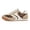 Leopard, variant on LUCKY STEP Womens Retro Thin Sole Lace up Fashion Sneakers Classic Lightweight Casual Shoes,Leopard