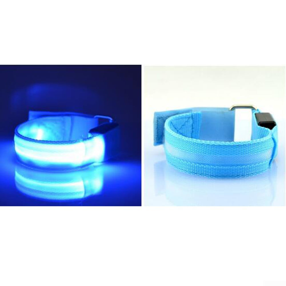 Details about   RECHARGEABLE LED ARMBAND ankle ARM BAND Light Night Safety Running Walking Bike 