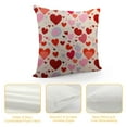 thumbnail image 4 of PIKWEEK  Decorative Square Throw Pillows Cover Romantic Abstract Love Day Soft Throw Pillowcase Farmhouse Cushion Case for Sofa Couch Bedroom, 4 of 5