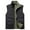 Black, variant on Gfyviroh Mens Fleece Lined Vests Multi Pockets Waterproof Sleeveless Jackets Turn-down Collar Zip Up Vest Coats