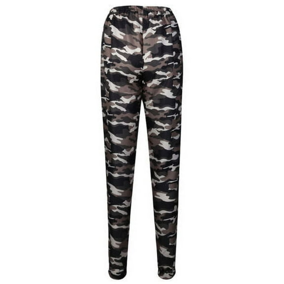 Lnzyyephy Women's Camouflage Casual Pants, Elastic High Waist Trousers, Hip Pop Sport Slacks