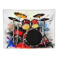 thumbnail image 5 of JEUXUS Drum Set Drummer Drumming Musician Vinyl Waterproof Sticker Decal Car Laptop Wall Window Bumper Sticker, 5 of 7