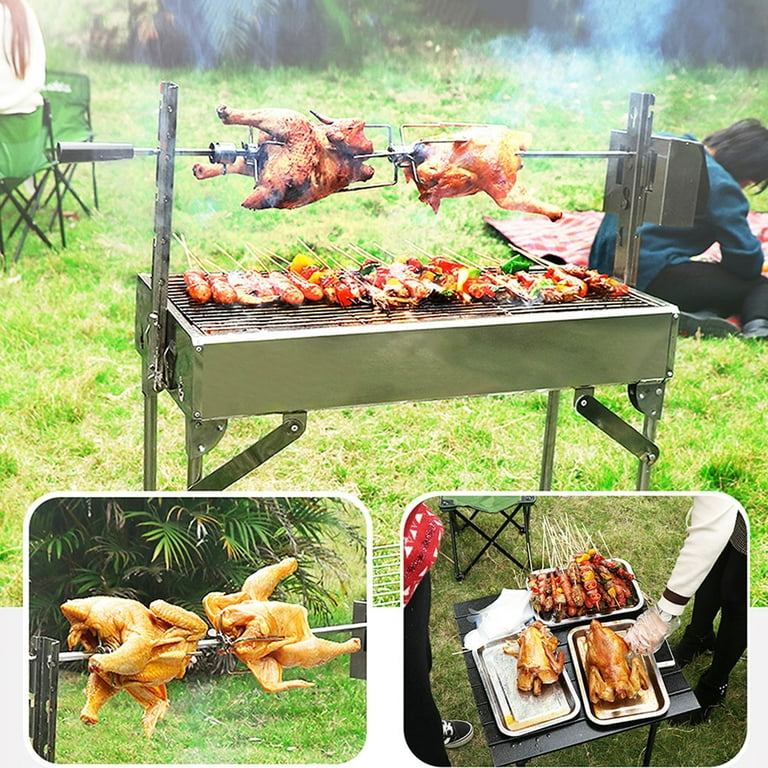 Universal Rotisserie Spit Fork Grill Rotisserie Meat Fork Barbecue Accessories Walmart