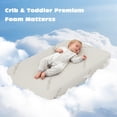 thumbnail image 5 of Wonder Living Mini Crib Mattress, 100% Organic Cotton Cover, Breathable, Premium Foam Interior, 5’’ Thickness Firm, Non Toxic, 5 of 8