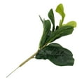 thumbnail image 4 of 4X Small Artificial Fiddle Leaf Tree 11Inch Faux Ficus Lyrata Tree for Home Wedding Indoor and Outdoor Decoration, 4 of 8