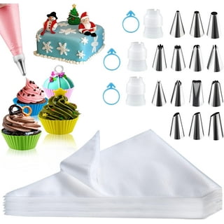 100 Pcs Disposable Icing Professional Piping Bags Icing Decorating Bag Cake  Cook Kit Supplies Set Tools Duty Anti Burst Pastry Bags for Cream Frosting