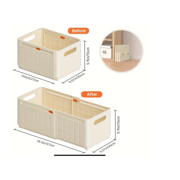 3Pcs Adjustable Expandable Storage Box Plastic Organizer, Drawer Divider Kitchen