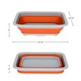 thumbnail image 2 of Set de 2 cubos de lavado multiusos de 10 litros Wakeman Orange, 2 of 9