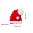 thumbnail image 3 of Adornos navideños, adornos para árboles de Navidad, regalos navideños, broche navideño, toalla bordada, insignia navideña, broche, accesorio, adorno navideño, broche para festival., 3 of 6