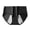 Black, variant on Ladies Seamless Contrast Briefs Mid Rise Knickers Stretch Briefs Stretchy Cotton Pants Underwear
