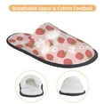 thumbnail image 3 of KLL Floral Strawberr Slippers for Women Men House Slip on Indoor Outdoor Bedroom Furry Fleece Lined Ladies Comfy Anti-Skid Rubber Hard Sole-Medium, 3 of 8