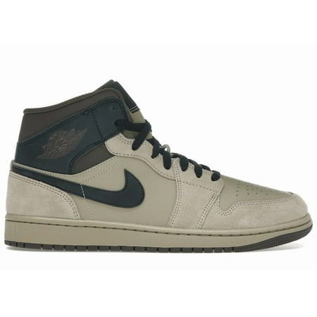 Jordan Men's 1 Mid Khaki Baroque Brown, from StockX