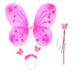 thumbnail image 2 of Disfraz de hada para niñas, disfraz de mariposa, disfraz de para , diadema con Luz roja Yuyangstore Disfraz de ala de hada, 2 of 8