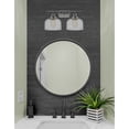 thumbnail image 3 of Innovations Lighting  Ballston Urban Bell - 2 Light 18" Bath Vanity Light Oil Rubbed Bronze Finish/Clear Deco Swirl, 3 of 5