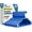 Blue, variant on Plastic Clothes Hanger Set - 100 Pieces Versatile, Lightweight, Space-Saving, Non-Slip, Slim Designed, Dry and Wet Clothes Hanger Set - White