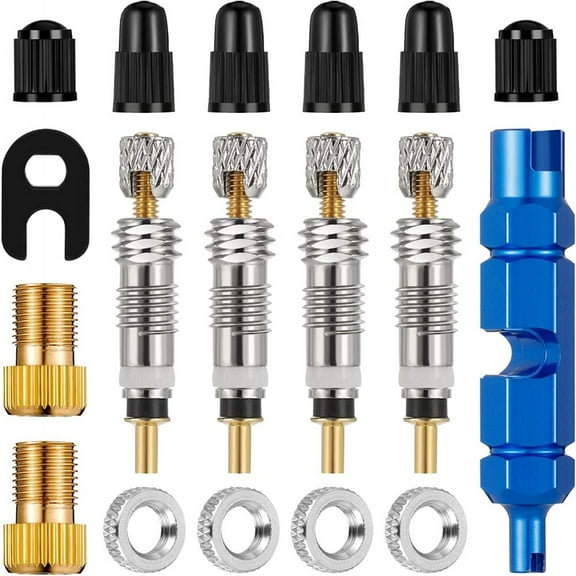 18 Piece Presta Valve Core Set For Bicycles And Mountain Bikes