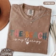 thumbnail image 4 of The Beach Is My Therapy tshirt, Beach tshirt, Therapy Shirt, Beach Shirt,Travel shirt, Summer Tee, Cozy Tshirt, 4 of 6