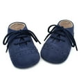 thumbnail image 2 of Fridja Newborn Prewalker Shoes Baby Sports Sneakers Suede Leather Moccasins Footwear, 2 of 9