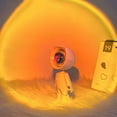 thumbnail image 1 of Fiudx Lámpara de Atardecer, Proyector Rgb, Rotación de 360°, Lente de Cristal Hd, Ideal para Dormitorio y Sala de Estar, Ideal Como Regalo Navideño, Brillo de Bajo Consumo., 1 of 3