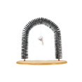 thumbnail image 1 of Cat Self-Grooming Device with Removable Brush - Cat Back Massager and Face Scratcher, 1 of 4