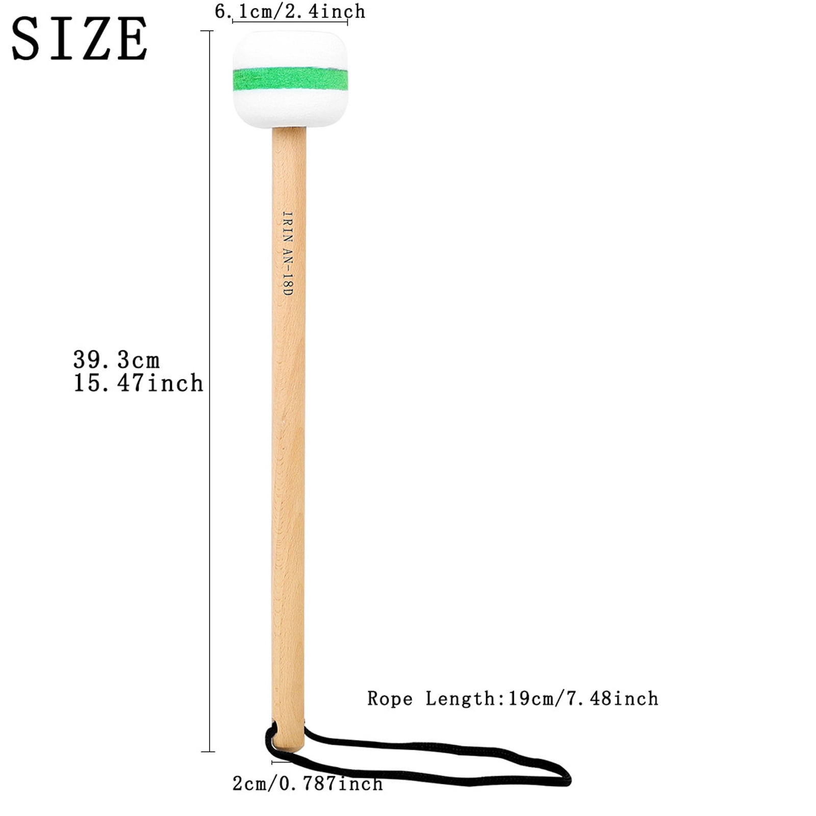 1. Professional Felt-Wood Drumsticks with Grip for Enhanced Control and Stage Durability