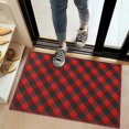 thumbnail image 2 of Red Black Checkerboard Checkered Pattern Door Rugs,Washable Non Slip Door Mats Indoor,Decorative Door Mats,Entry Mat Indoor for Entrance,Bedroom,Kitchen,Bathroom,20"x32", 2 of 6