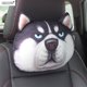 thumbnail image 2 of Chiziyo Newest 2020 3d Printed Schnauzer Teddy Dog Face Car Headrest Neck Rest Auto Neck Pillow Without Filler, 2 of 4