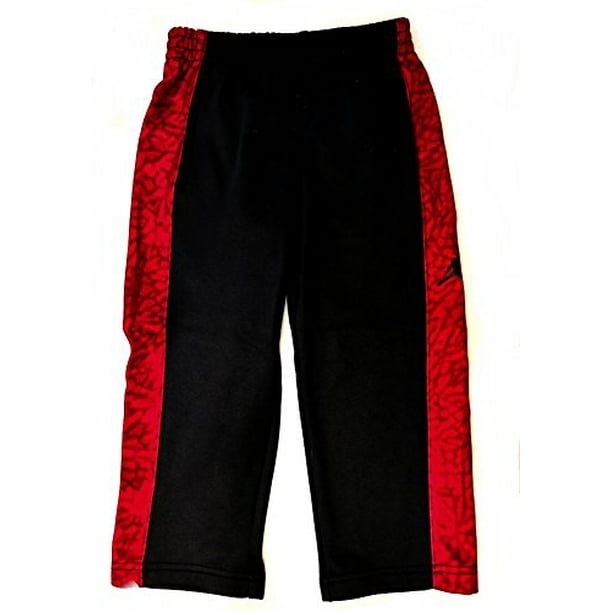Nike - Nike Air Jordan Boys Therma-Fit Track Pants - Black/Gym Red (3T ...