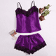 thumbnail image 4 of Pijamas sexuales Sedin Ropa de hogar para mujer Conjunto de pijamas de encaje cómodo de talla grande, 4 of 6