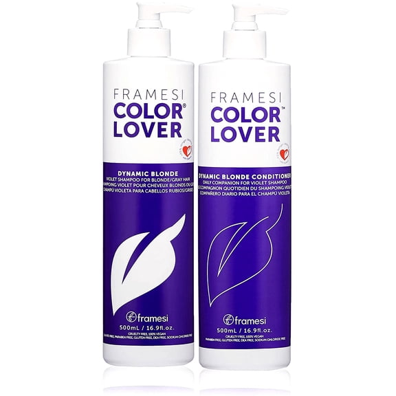 Framesi Color Lover Dynamic Blonde Violet Shampoo And Conditioner 16.9 Oz Duo