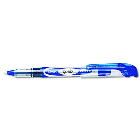 Pentel Metal Nonrefillable Pen - Pentel Rollerball Pen, Metal Tip.7mm, Nonrefillable, Blue Ink/Barrel (PENBLD97C)