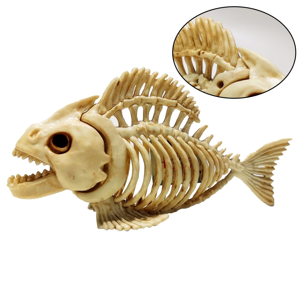 Halloween Simulated Fish Skeleton Horror Animal Bones Funny Plastic Props  Party Supplies for Home Bar School Learning | Walmart Canada