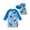 C119/Blue136, variant on Rggeeun Baby Boys Swimsuit Set 2Pc Cartoon Animal Pattern Long Sleeve Crew Neck Front Zipper Knee Length with Cover Up Hat for Summer Splash Fun Lovely Swim Wear,Green,12-18 Months