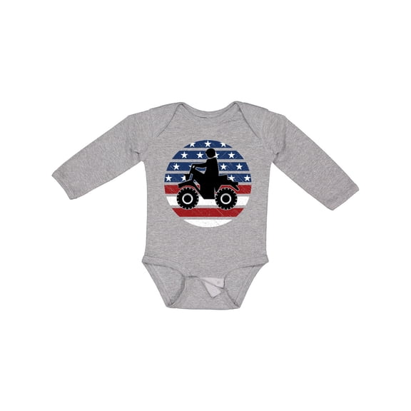 Inktastic Four Wheeling Mudding Off Roading Boys or Girls Long Sleeve Baby Bodysuit