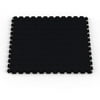 Norsk-Stor NSMPRC6BLK Raised Coin Pattern PVC Floor Tiles, 13.95-Square Feet, Black, 6-Pack