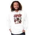 thumbnail image 4 of Popeye Hustle Hard Strong Finish Men Big & Tall Graphic Hoodie Brisco Brands 2X, 4 of 5