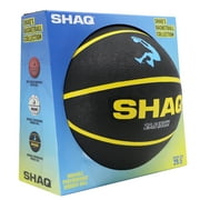 SHAQ Official Sized Basketball (29.5) - Black and Yellow