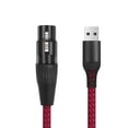 thumbnail image 1 of USB A XLR Cable Micrófono Enlace (1m), 1 of 9