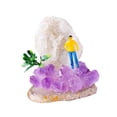 thumbnail image 4 of 1 件装天然水晶烛台玛瑙片底座微景观办公桌面装饰摆件 款式三 Estilo C, 4 of 9